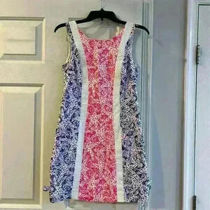 Lilly Pulitzer Women's Sleeveless Shift Dress Size 0 Multicolor